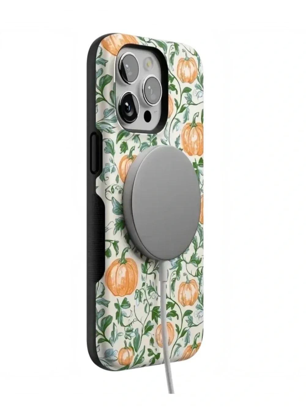 🎃 Casely Pumpkin Patch Green Vines IPhone 15 Pro Max Bold Flex Mag Safe case